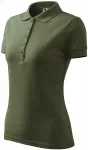 Ženska elegantna polo majica, khaki