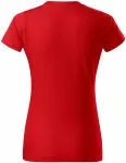 Ženska jednostavna majica, crvena
