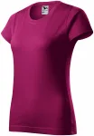 Ženska jednostavna majica, fuchsia red