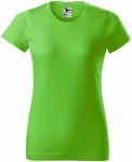 Ženska jednostavna majica, jabuka zelena