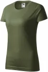 Ženska jednostavna majica, khaki