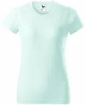 Ženska jednostavna majica, ledeno zelena