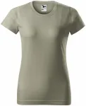 Ženska jednostavna majica, svijetli kaki