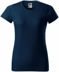 Ženska jednostavna majica, tamno plava