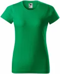 Ženska jednostavna majica, trava zelena