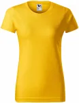 Ženska jednostavna majica, žuta boja