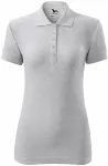 Ženska jednostavna polo majica, svijetlo sivi mramor