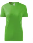 Ženska klasična majica, jabuka zelena