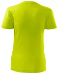 Ženska klasična majica, limeta zelena