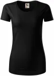 Ženska majica od organskog pamuka, crno