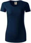 Ženska majica od organskog pamuka, tamno plava