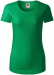Ženska majica od organskog pamuka, trava zelena
