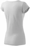 Ženska majica s vrlo kratkim rukavima, bijela