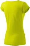 Ženska majica s vrlo kratkim rukavima, limeta zelena