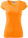 Ženska majica s vrlo kratkim rukavima, mandarinski