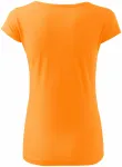 Ženska majica s vrlo kratkim rukavima, mandarinski