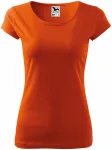 Ženska majica s vrlo kratkim rukavima, naranča