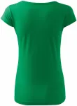 Ženska majica s vrlo kratkim rukavima, trava zelena