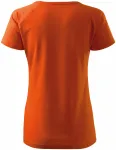Ženska majica slim fit s rukavom od reglana, naranča