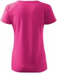 Ženska majica slim fit s rukavom od reglana, ružičasta