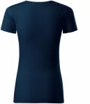 Ženska majica, teksturirani organski pamuk, tamno plava