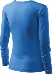 Ženska majica uskog kroja, V izrez, svijetlo plava