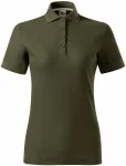 Ženska polo majica od organskog pamuka, military