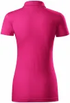 Ženska polo majica slim fit, ružičasta