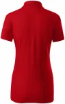 Ženska polo majica uskog kroja, crvena