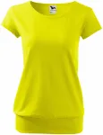 Ženska trendy majica, limun žuto
