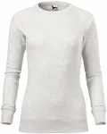 Ženski jednostavni pulover, bijeli mramor